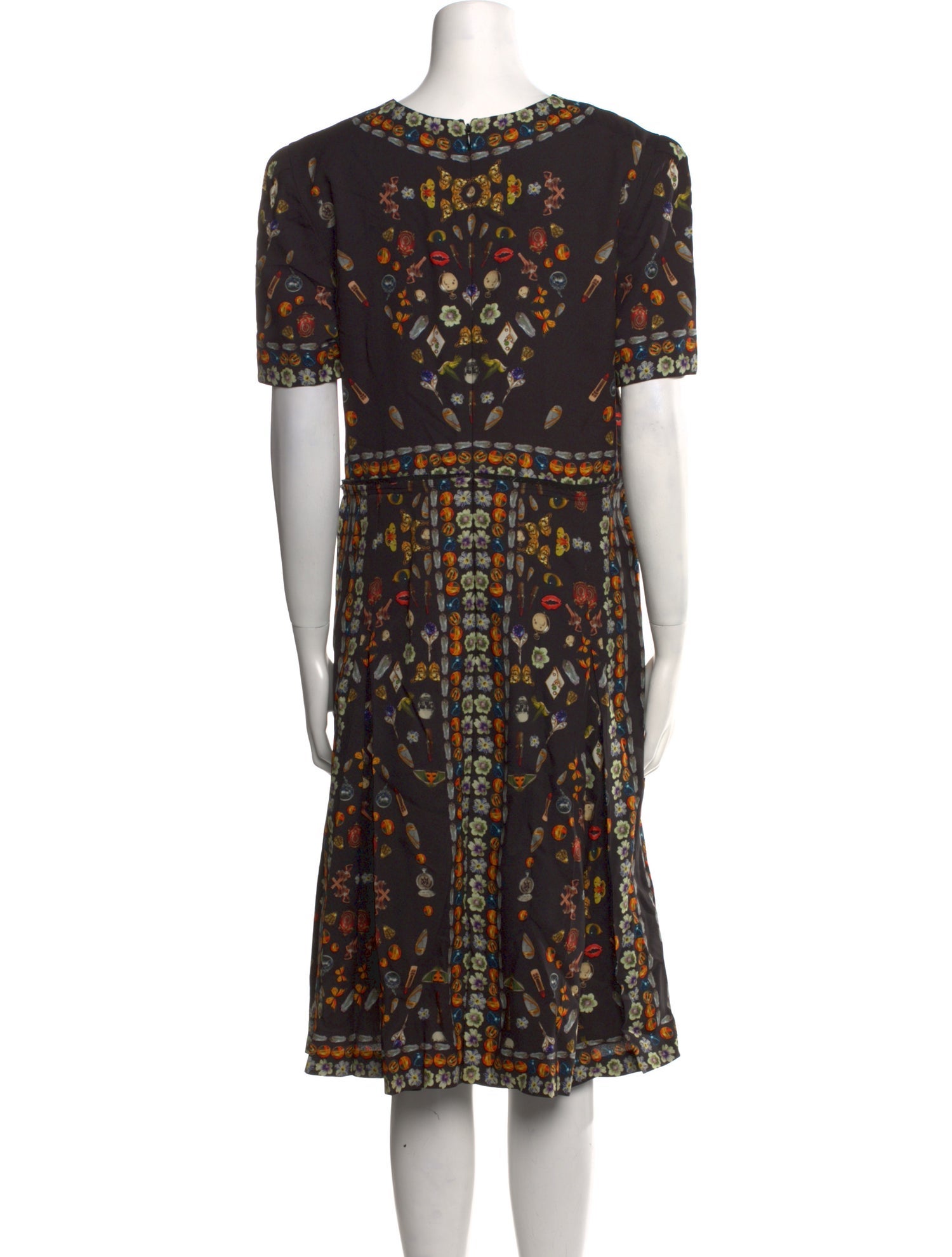 Alexander McQueen Printed Knee-Length Dress